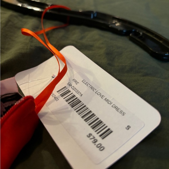 Red Strapless Gown - Picture 3 of 5